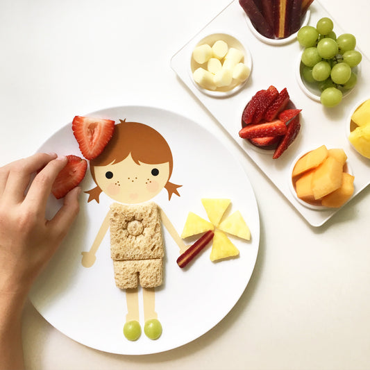 Kid's Little Me Personalized Dress Up Plate, Make Mealtime Fun, even for Picky Eaters