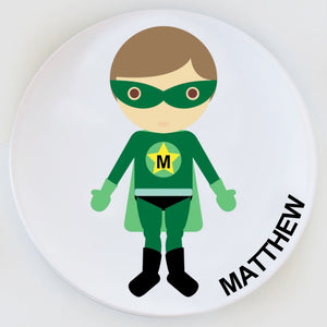 Little Me Boy SuperHero Plate