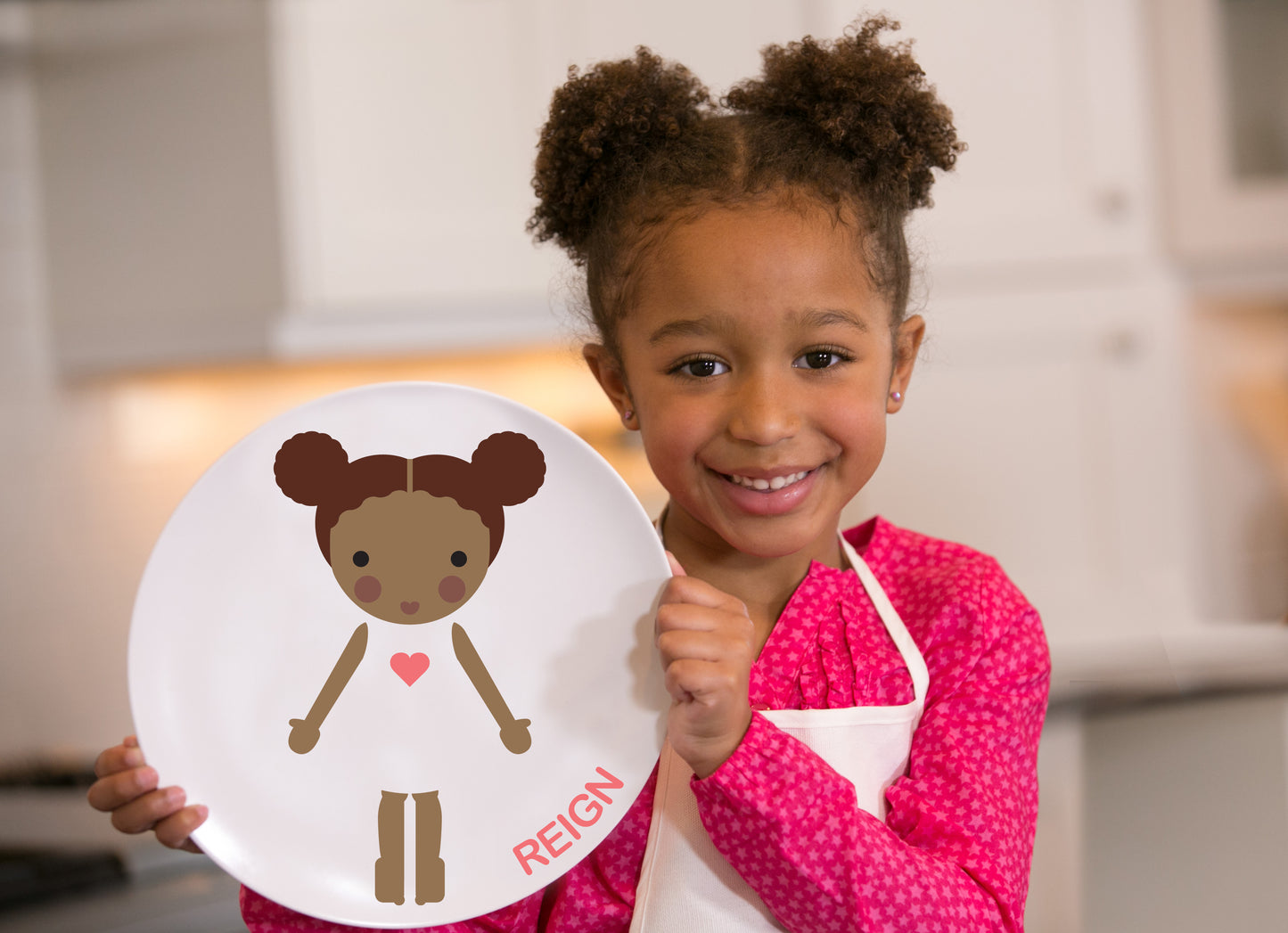 Little Me Girl - Dress Up Plate