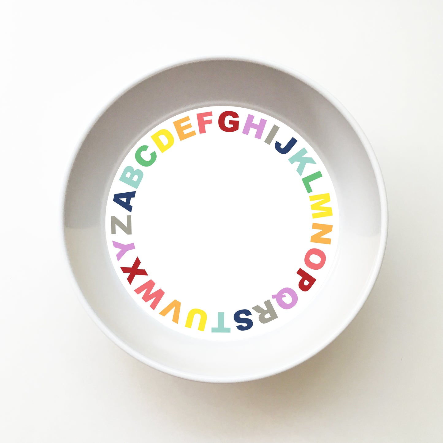 alphabet bowl for kids