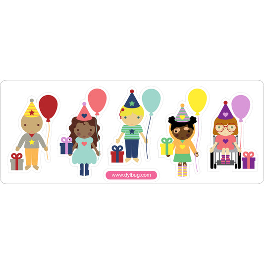 Happy Birthday Perfect sticker sheet for kids from our Harmony Collection. Celebrate with our Kids Celebration sticker sheet.