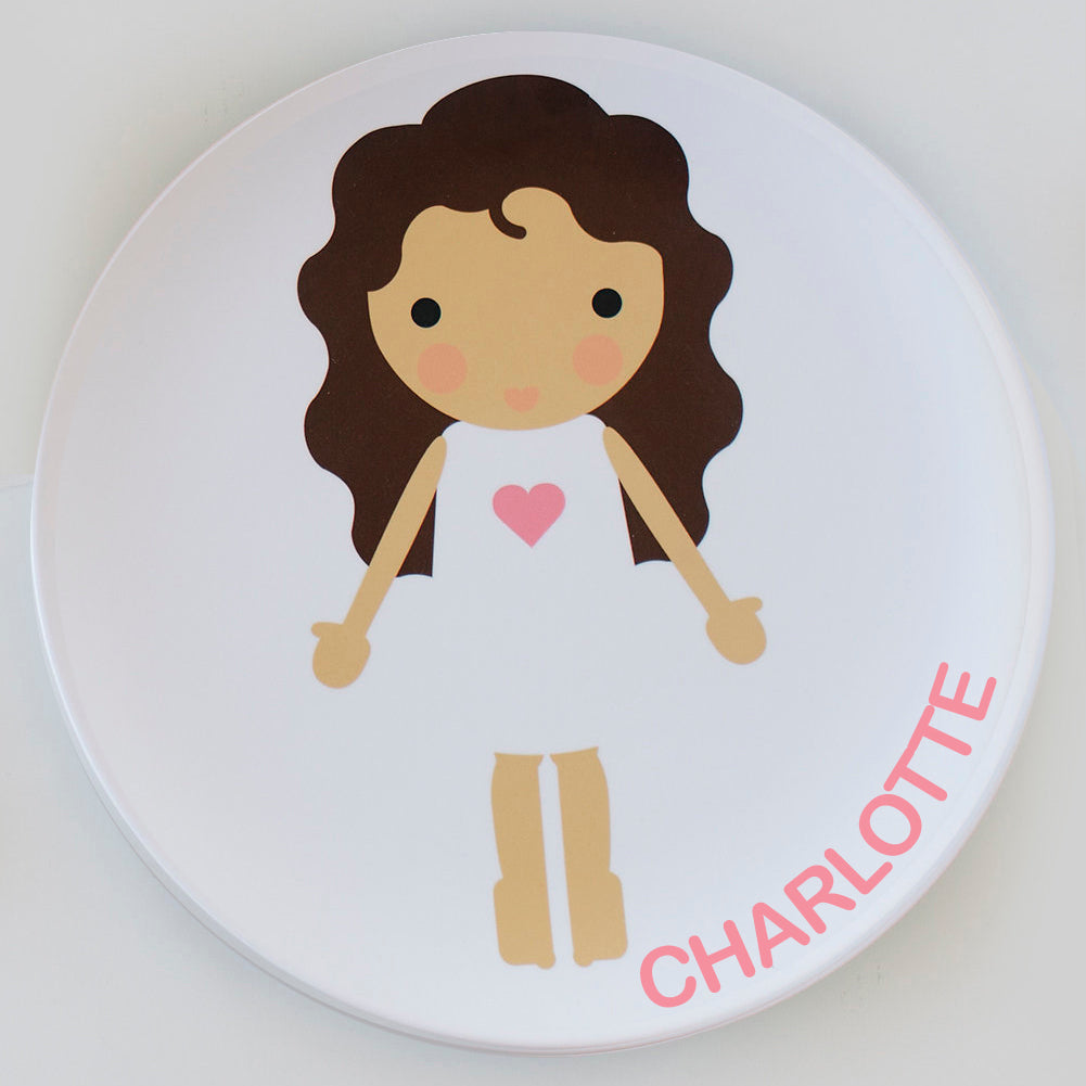 Little Me Girl - Dress Up Plate
