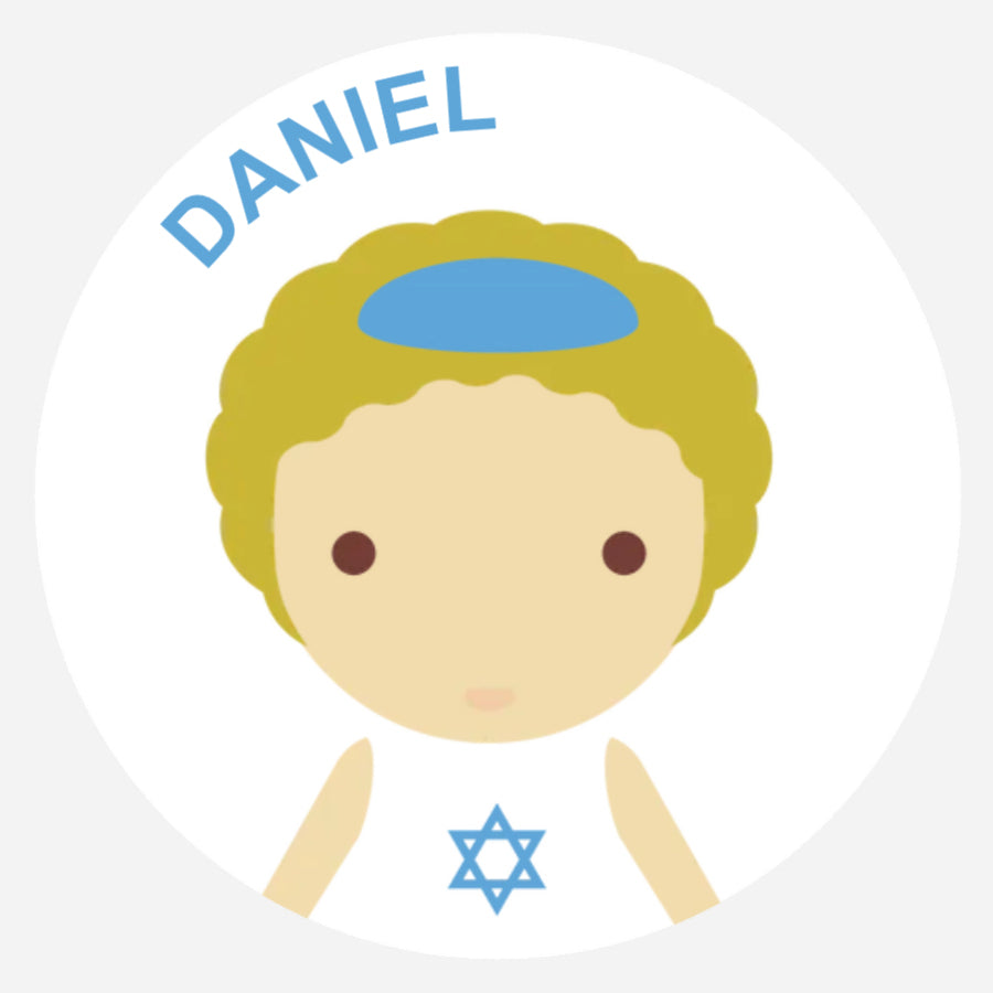 Hanukkah Boy Little Me Stickers