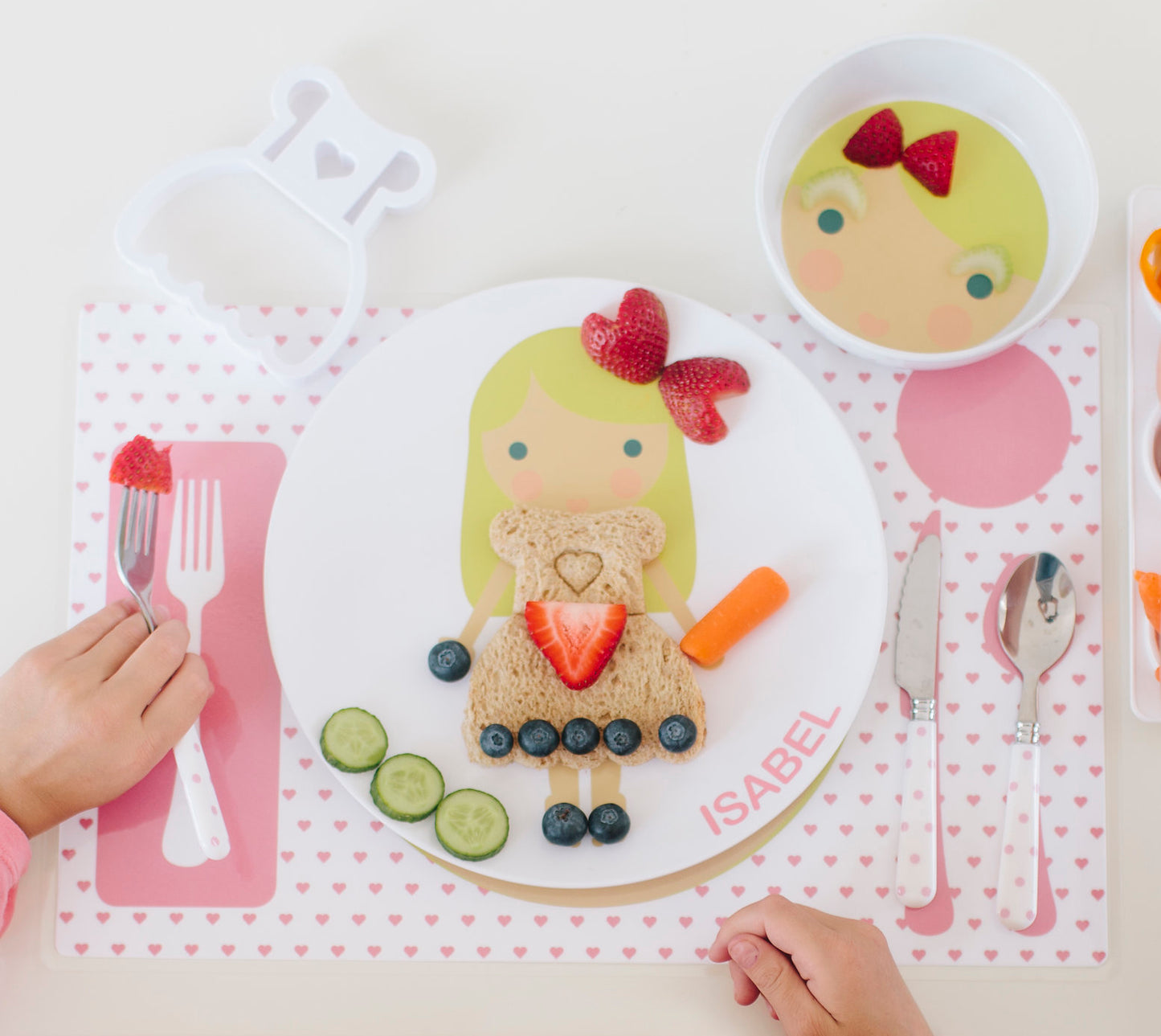 Little Me Girl - Dress Up Plate