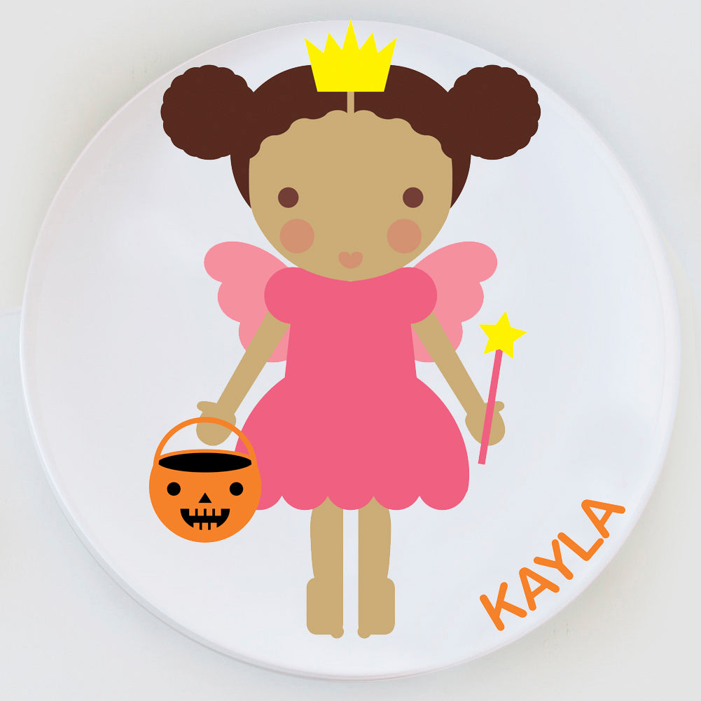 Dylbug Personalized Halloween Fairy Plate