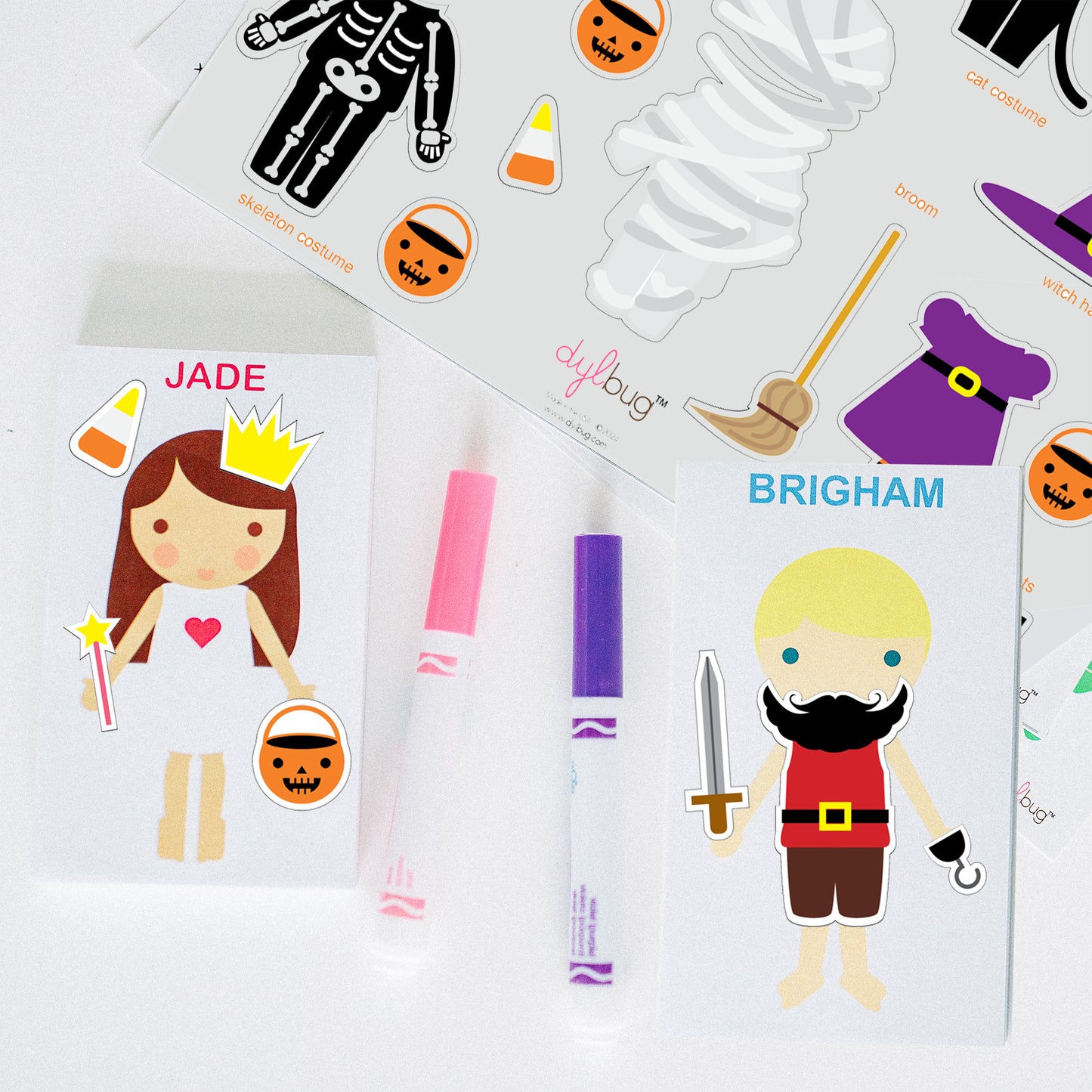 Dylbug Halloween Stickers