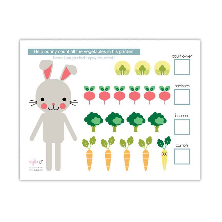 Counting Math Printable by Dylbug