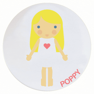 Little Me Girl - Dress Up Plate