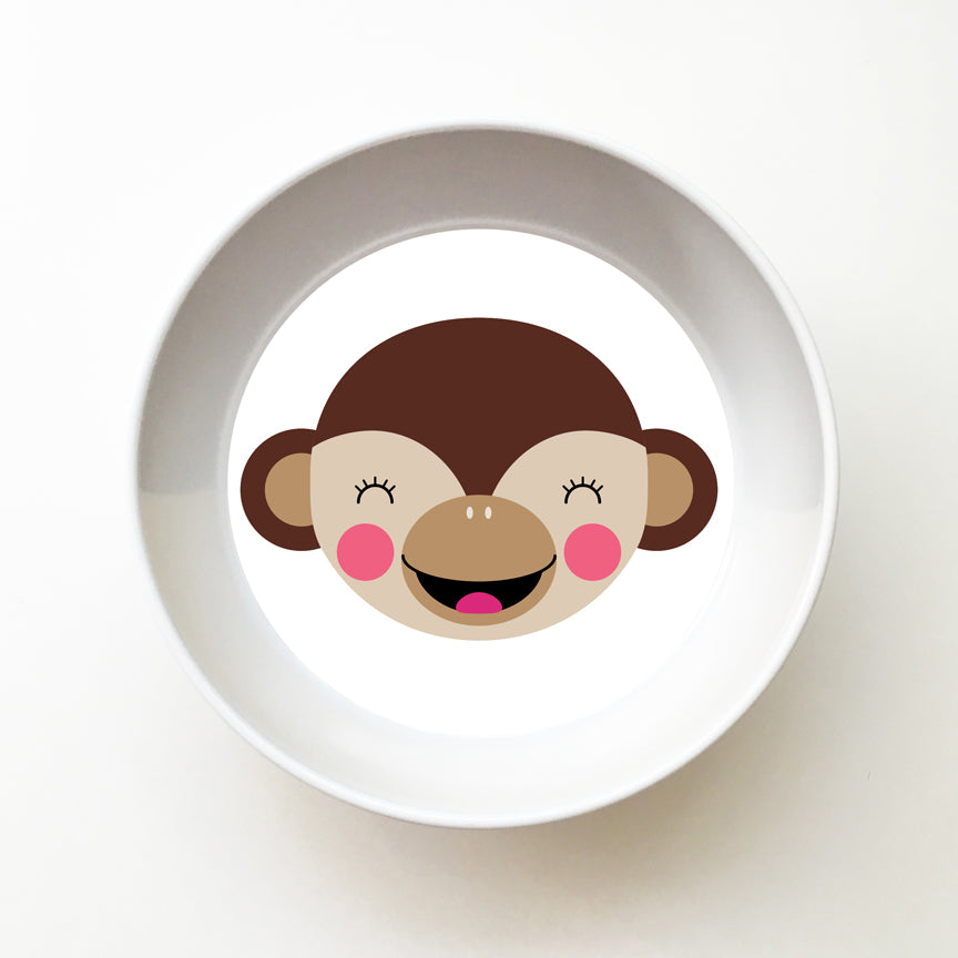 Dylbug Monkey Bowl perfect for snacks for toddlers and kids of all ages