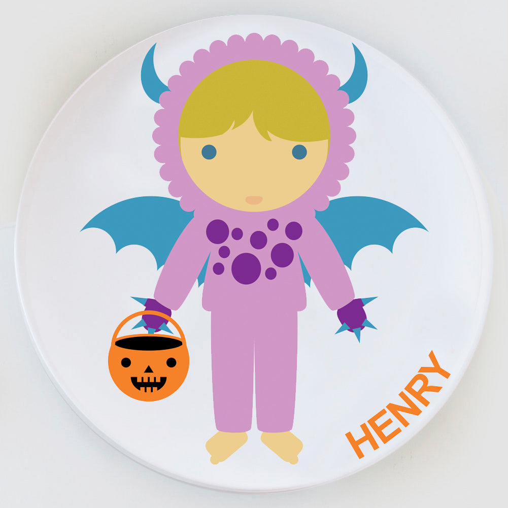 Dylbug Halloween Skeleton Boy Plate