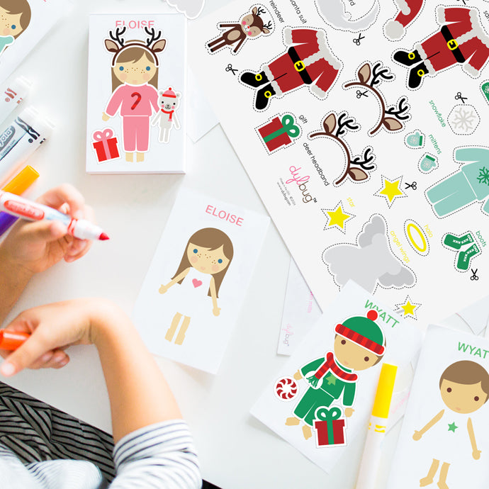 Christmas Cut + Peel Sticker Sheet