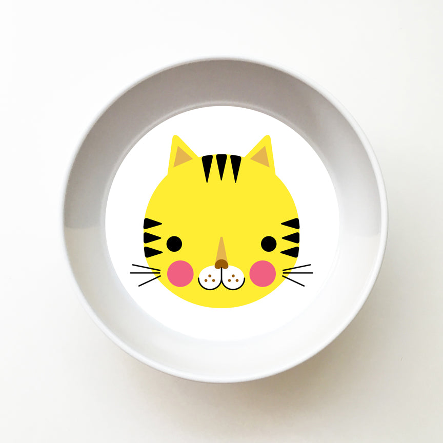 Custom Dylbug Tiger Bowl perfect for snacks for toddlers and kids of all ages