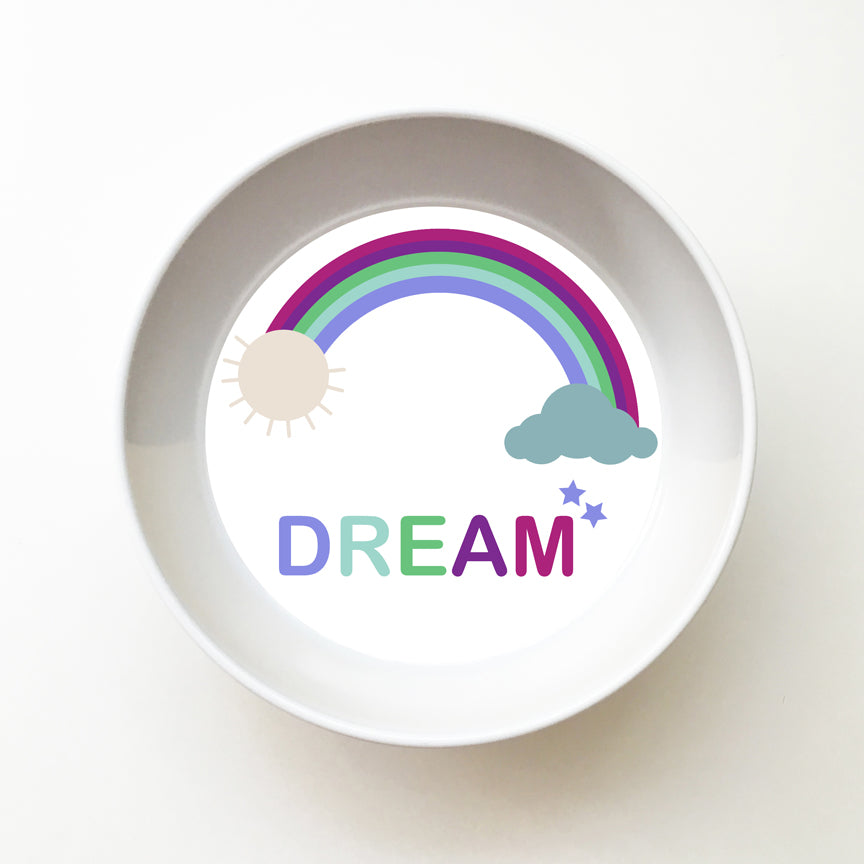 Dylbug Unicorn Blue Bowl perfect for snacks for kids of all ages.