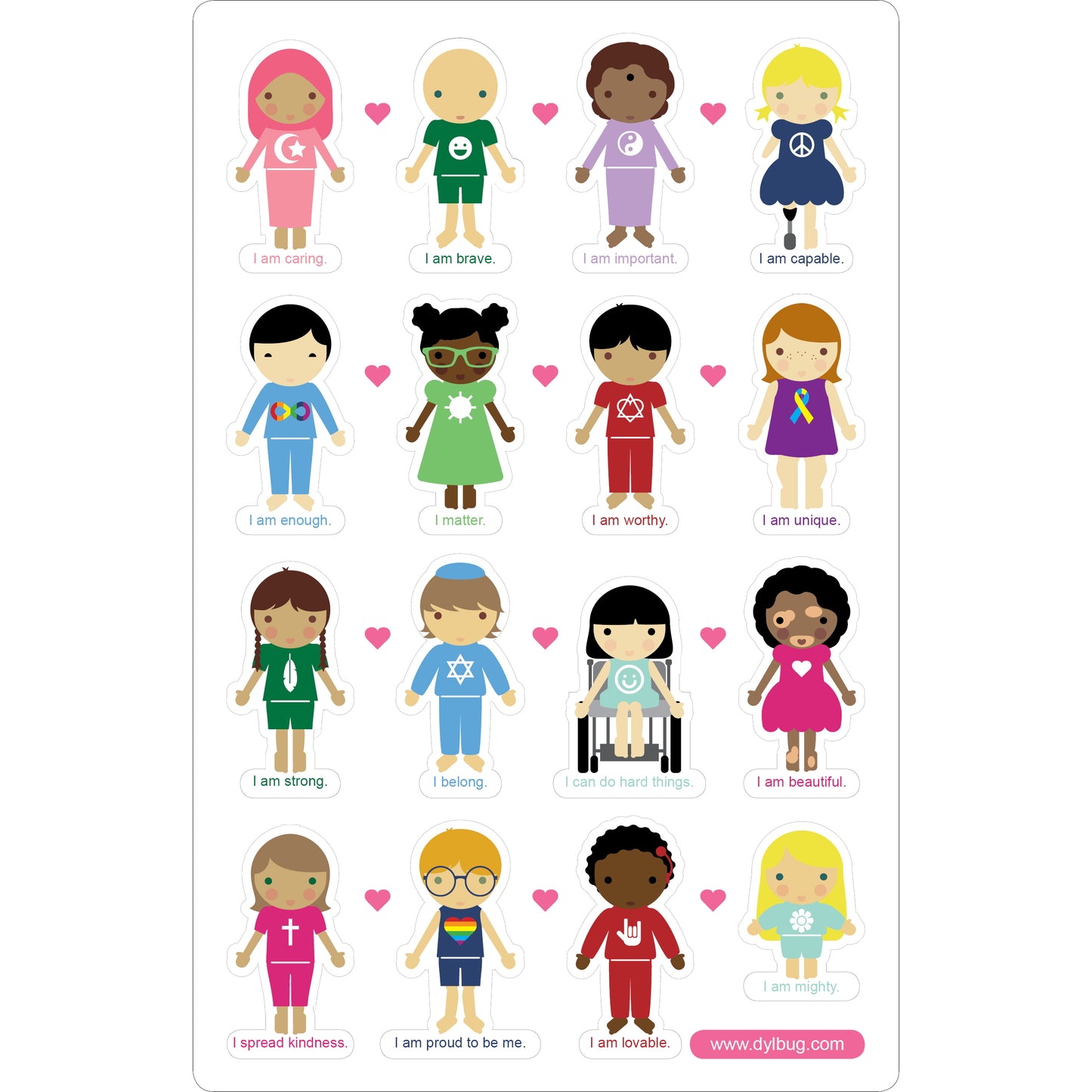 Harmony Kids Sticker Sheet