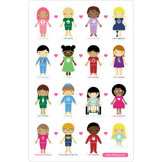Harmony Kids Sticker Sheet