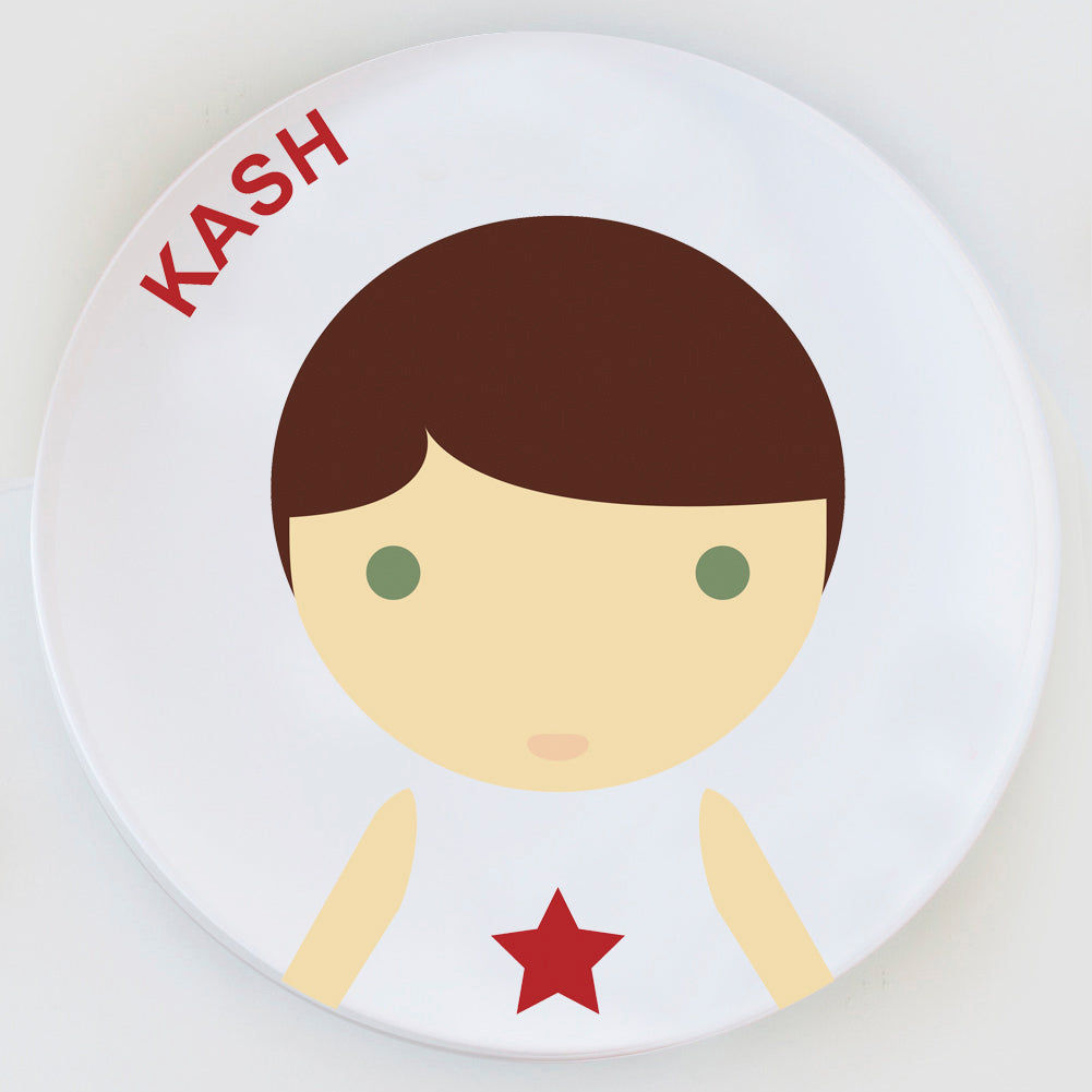 Little Me Boy - Food Face Plate