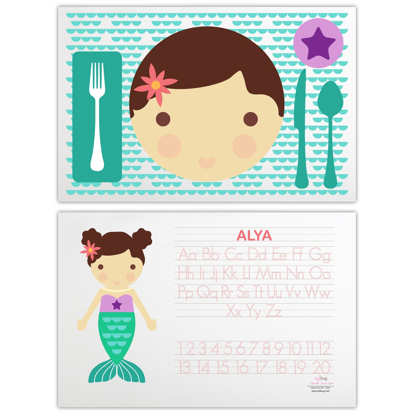 Little Me Mermaid Placemat