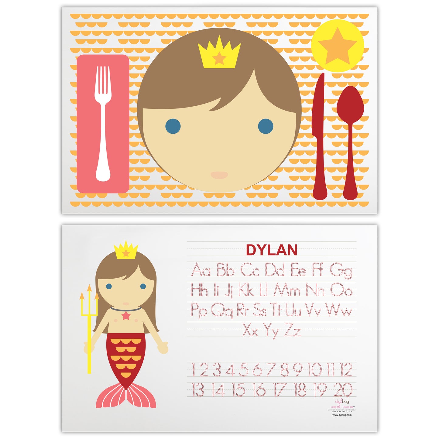 Little Me Merman Placemat