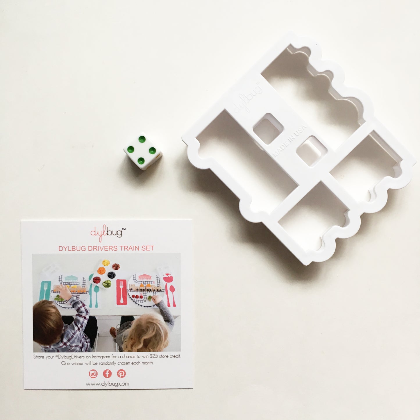 Custom Dylbug Train food cutter from our Drivers Collection perfect for active kids and picky eaters alike