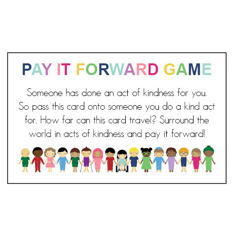Pay It Forward Game Printable