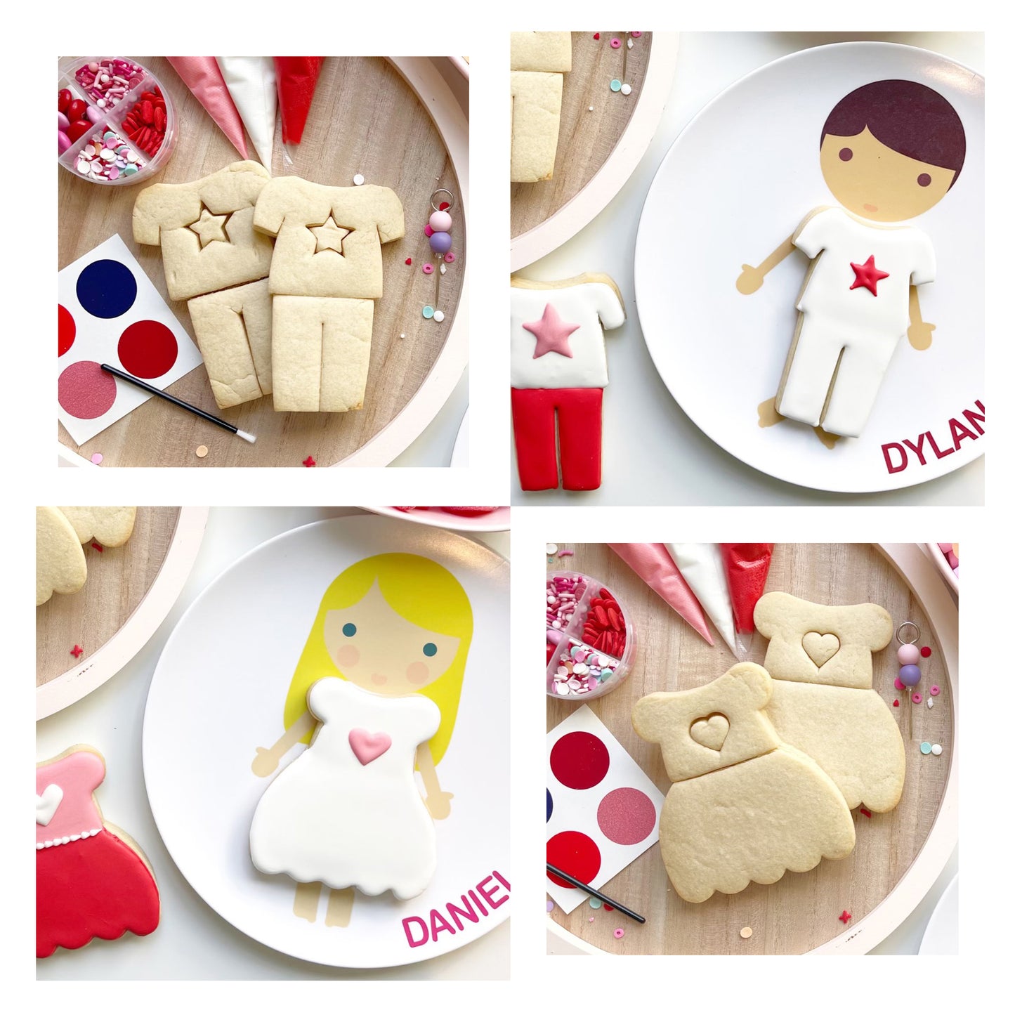 Deluxe Valentine Combo Cookie Kit - Boy + Girl