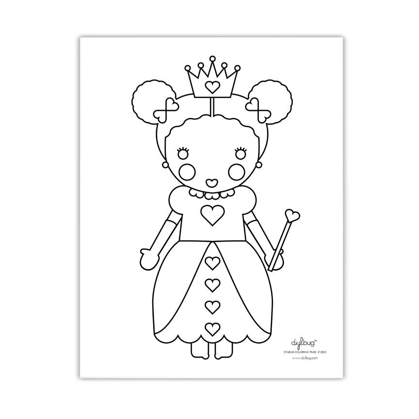 Queen Of Hearts Printable