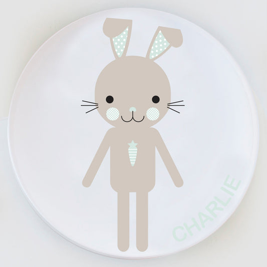Easter Bunny Boy Plate