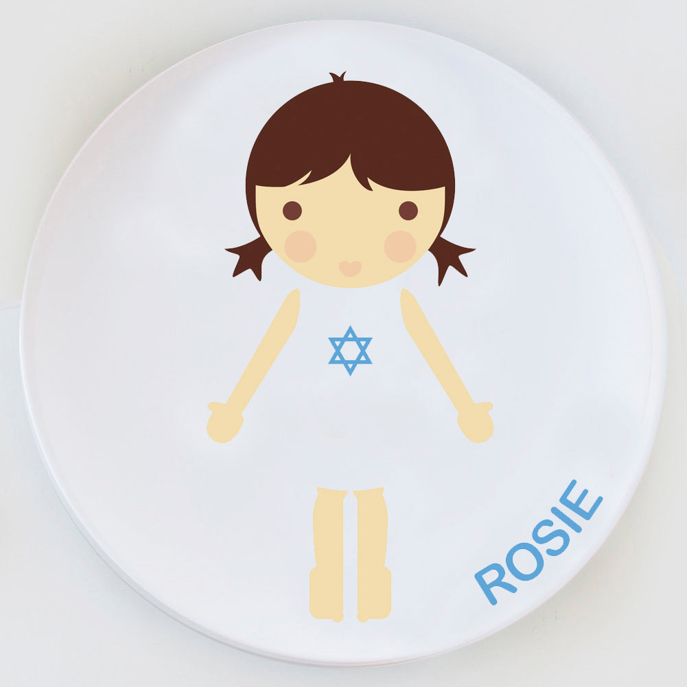 Hanukkah Girl - Dress Up Plate