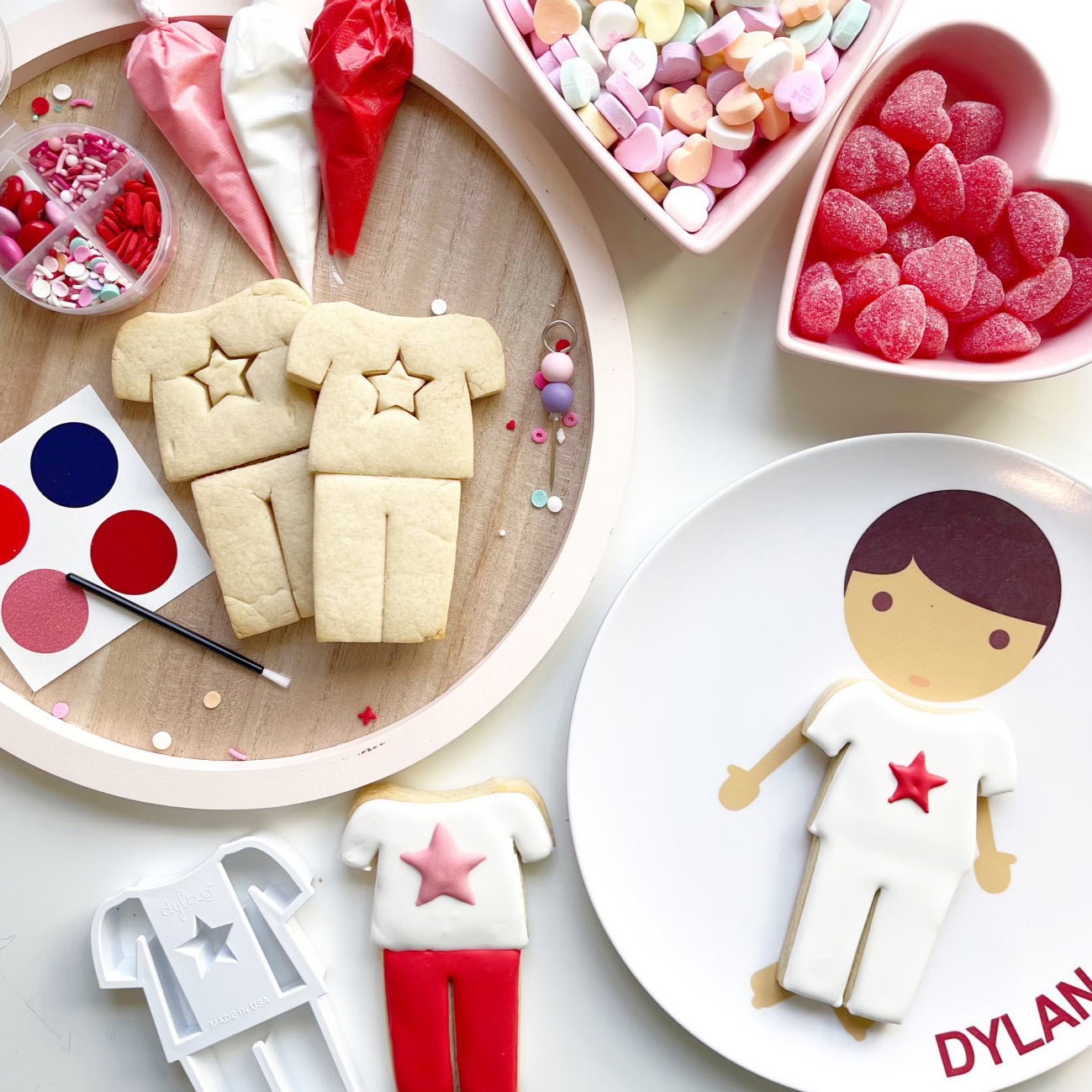 Deluxe Valentine Cookie Kit - Boy