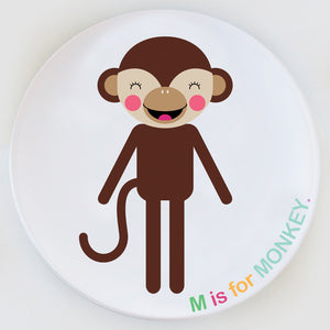 Monkey Dress Up Plate