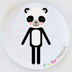 Panda Dress Up Plate