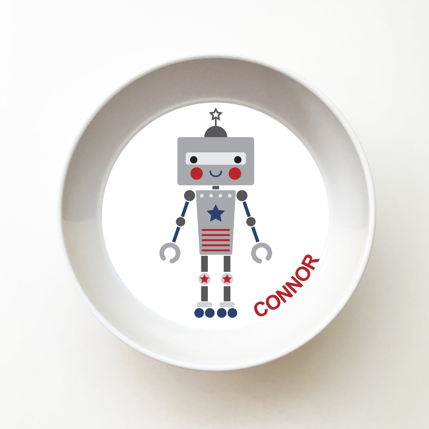 Little Me Robot Boy Bowl