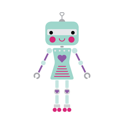 Little Me Robot Girl Placemat