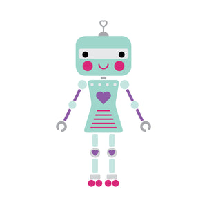 Little Me Robot Girl Placemat