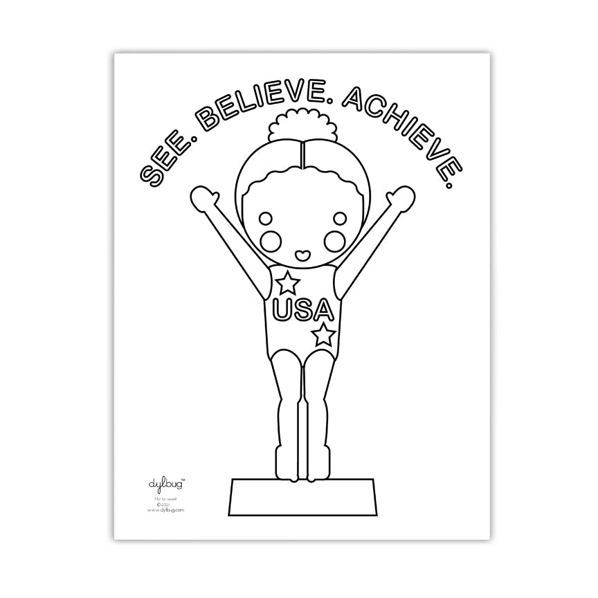 Olympics Coloring Page Free Printable by Dylbug