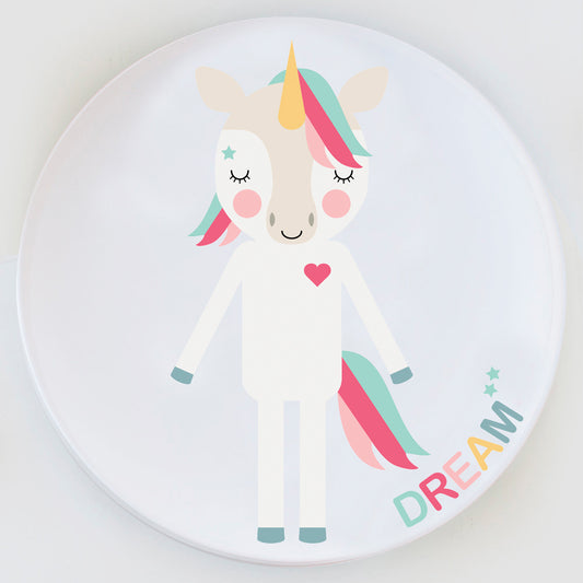 Dylbug Unicorn Pink Plate