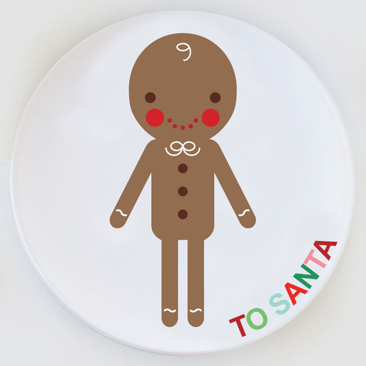 Gingerbread Boy Plate