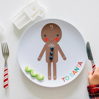 Gingerbread Boy Plate