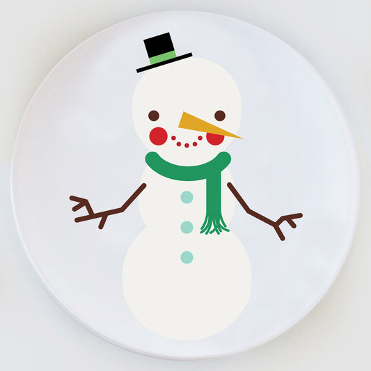 Snowman Plate